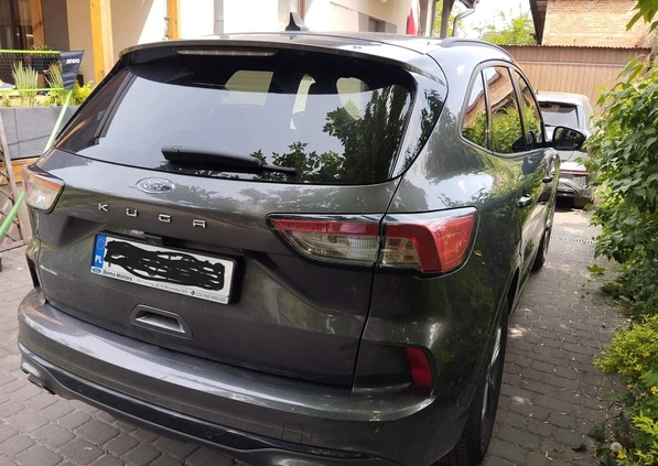 Ford Kuga cena 94000 przebieg: 49700, rok produkcji 2021 z Wołomin małe 46